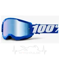 Очки 100% STRATA 2 Goggle Blue - Mirror Blue Lens